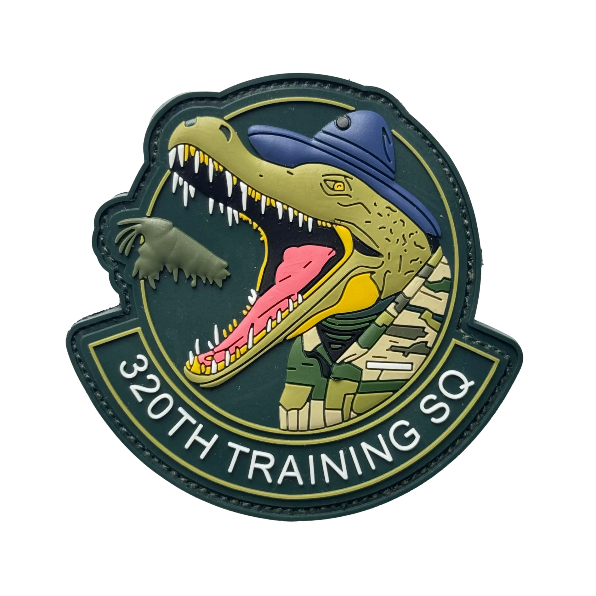3D PVC rubber squadron patch
